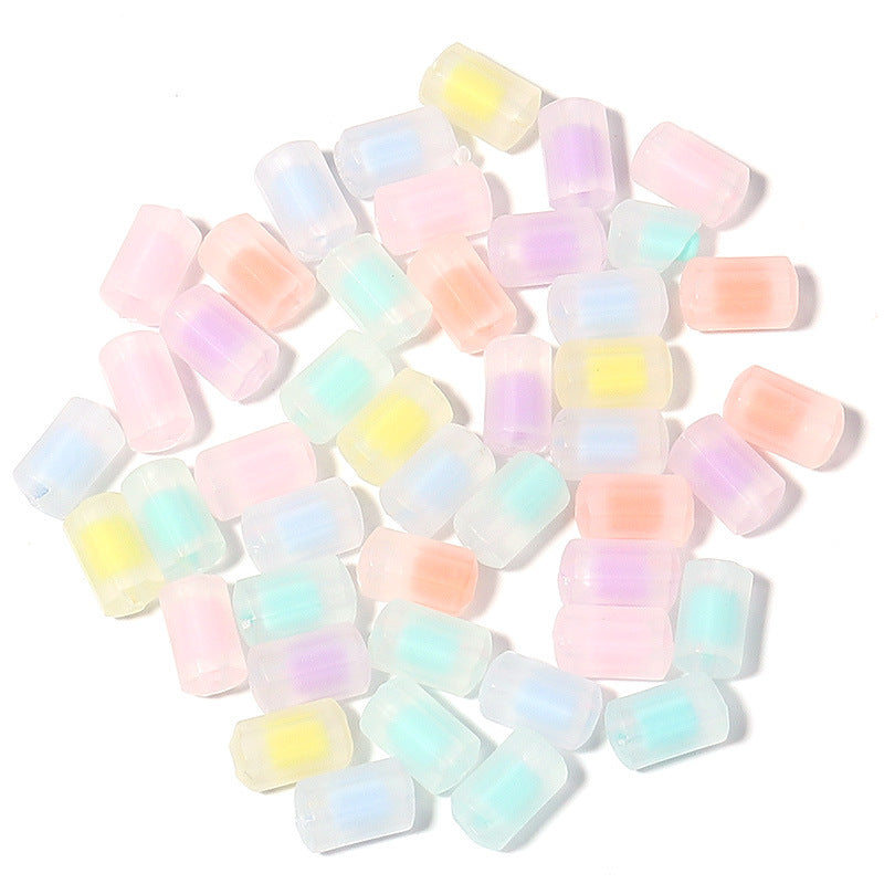 100 Pack Transparent Multi-Style Acrylic Beads Bracelet Accessories 46