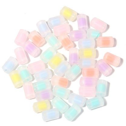 100 Pack Transparent Multi-Style Acrylic Beads Bracelet Accessories 46