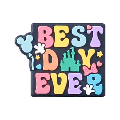 20Pcs Silicone Focal Beads Dream Catcher with Colorful Inspirational Texts 6