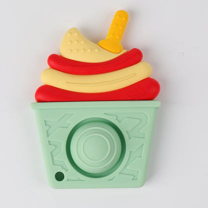 Silicone Ice Cream Baby Teething Toy for Infants 6