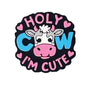 Silicone Focal Beads Cute Glasses Cow Chick Front Facing 7