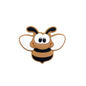 20pcs Silicone Focal Beads Bee Character Front Facing 11