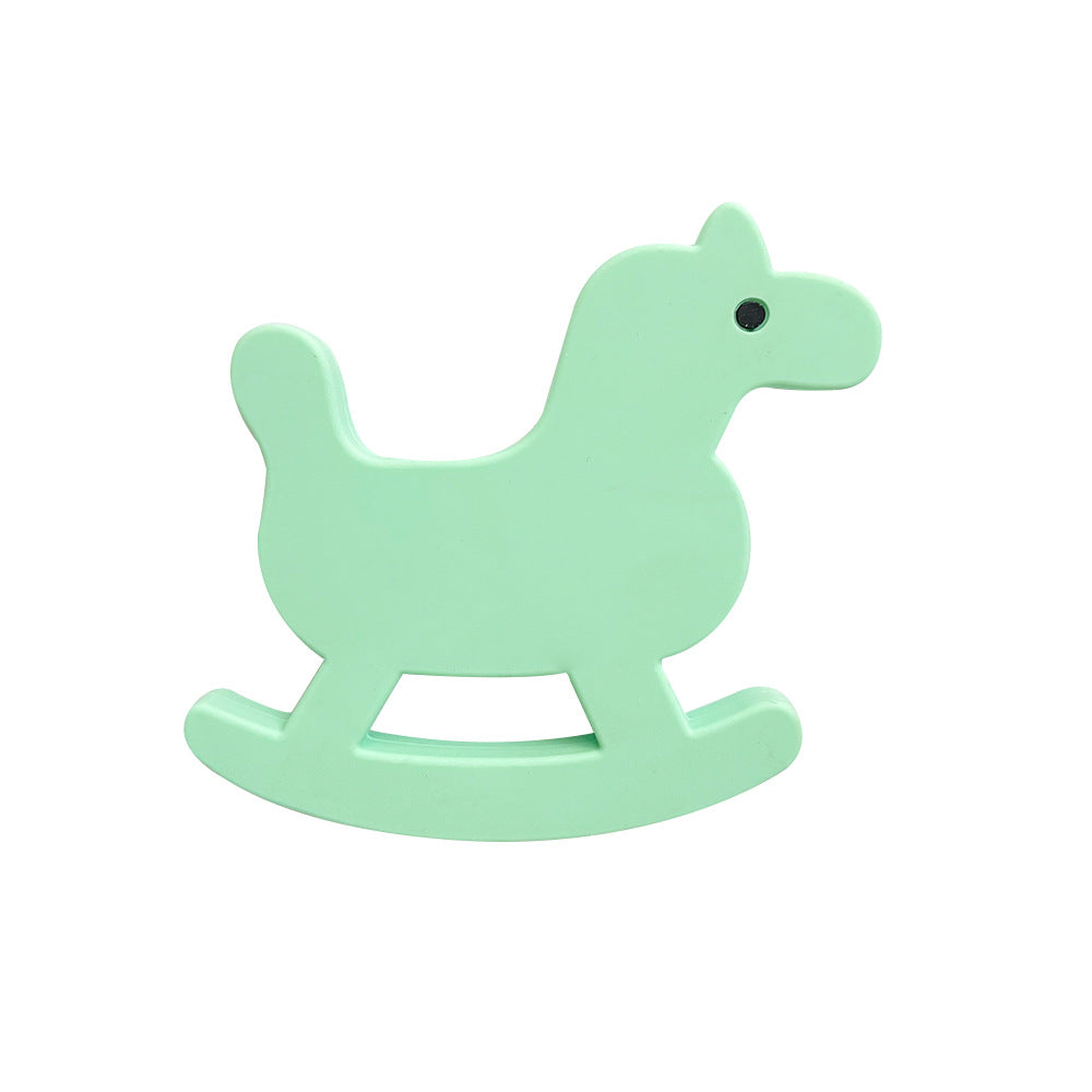 20pcs Silicone Focal Beads Trojan Horse Side Profile 17