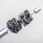 10pcs 18mm Square Cube Pearl Rhinestone Focal Beads for Pens 7