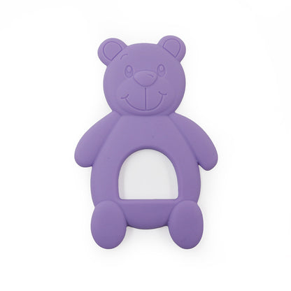 Silicone Bear Shaped Baby Teething Toy 9.2x6x0.6cm 9