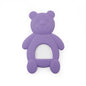 Silicone Bear Shaped Baby Teething Toy 9.2x6x0.6cm 9
