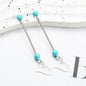 Beadable Earrings Metal DIY 7.8cm Length Craft Supplies 16