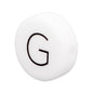 20pcs 12mm Silicone Letter Beads Alphabet Flat Round Single Letter 11