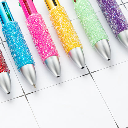 4 In 1 Beadable Ballpoint Pen Plastic DIY Four Color Sugar Craft 2