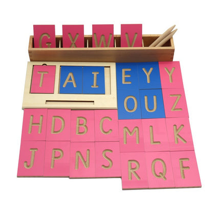 Wooden Montessori Toys Numeric Alphabet Descriptive Board 5
