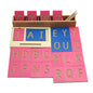 Wooden Montessori Toys Numeric Alphabet Descriptive Board 5