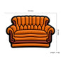 20Pcs Silicone Focal Beads Sofa Orange Cushioned Design 4
