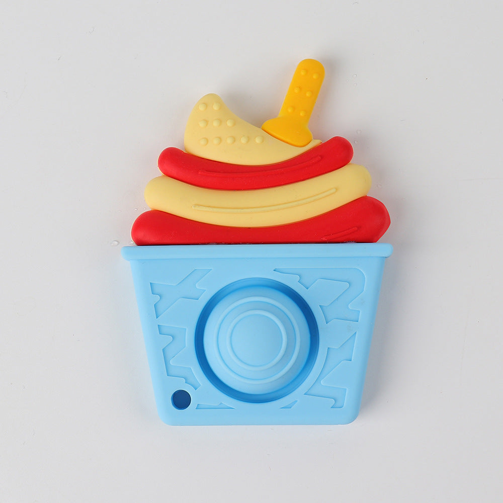 Silicone Ice Cream Baby Teething Toy for Infants 5