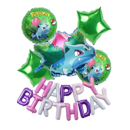 Pikachu Foil Balloon Set Children Birthday Party Decoration 12