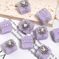 5pcs 21mm Crocore Square Acrylic Beads DIY Bracelet Making 10