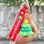 Cartoon Snowman PVC Keychain Christmas Holiday Charm 14