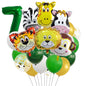Jungle Animals Foil Balloon Set Birthday Party Decoration 8