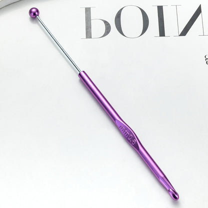 Beadable Crochet Hooks Metal DIY Craft Tool 3.0mm-6.0mm Sizes 28