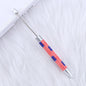 Long Printed Flag Sunflower Pattern Beadable Ballpoint Pens DIY Craft 10