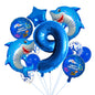 Ocean Shark Foil Balloon Set Kids Birthday Party Decoration 11