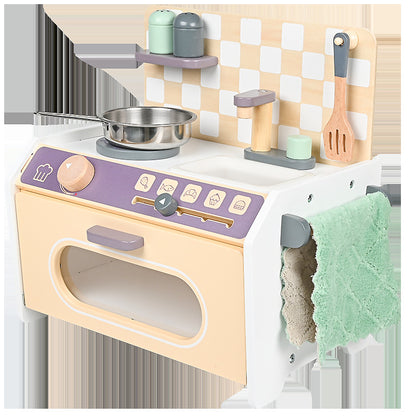 Wooden Pretend Play Kitchen Toy Mini Playset 2