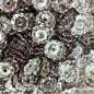 50pcs 12mm Rhinestone Wavy Spacer Beads DIY Jewelry Making 9