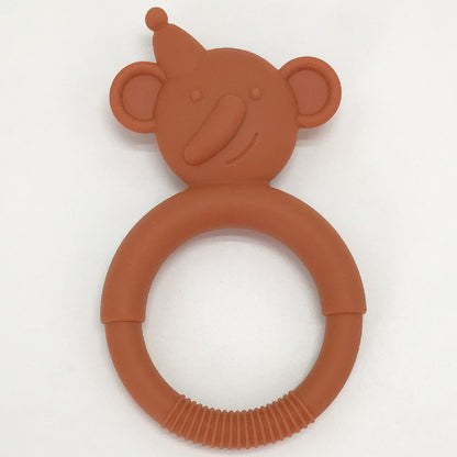Silicone Baby Teething Toy Snowman Shape 2 Pcs Set 9