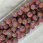 50pcs 14mm Rhinestone Beads Sparkling Decorative Beads 34