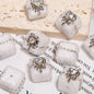 5pcs 21mm Crocore Square Acrylic Beads DIY Bracelet Making 7