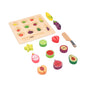 Wooden Montessori Toys Fruit Recognition Educational Sorting Toy 2