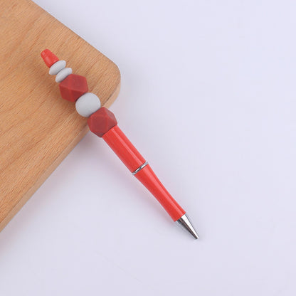 Colored Silicone Beaded Pens Handmade Office School Supplies Set 17