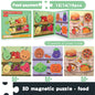 Children's Magnetic Animal Engineering Vehicles Puzzle Toys Wholesale