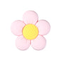 Silicone Focal Beads Flower Children Smiling Face with Rose Red Flower 11