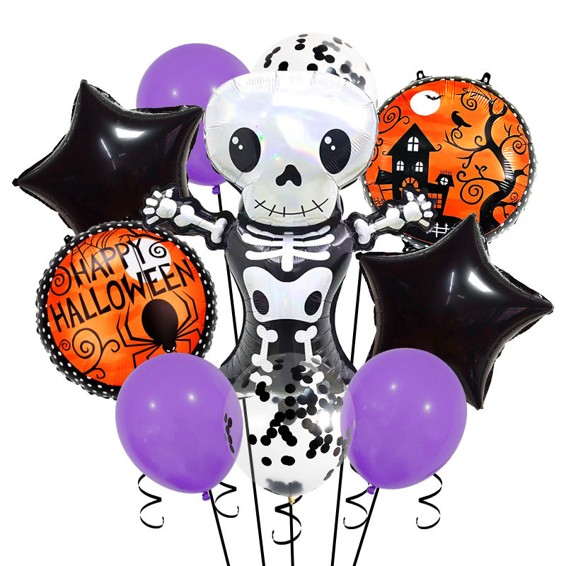 Halloween Foil Balloon Set Party Decoration 20x15x1.5cm 9