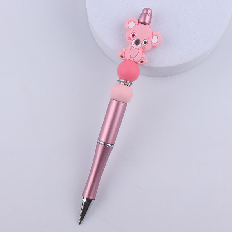 Animal Silicone Beaded Pens Handmade Novelty Ballpoint Pen Gift 11