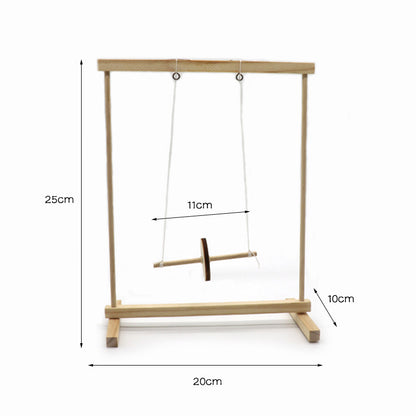 Wooden DIY Roll Pendulum Montessori Toy Educational Activity 4
