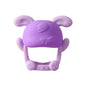 Rabbit Shape Silicone Teething Toy Baby Teether 2 Pack 8