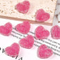 20pcs 20mm Rhinestone Heart Acrylic Beads for Jewelry Making 13