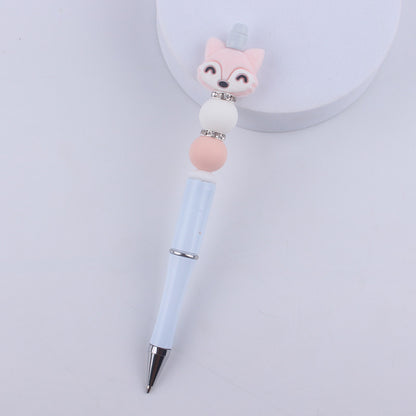 Animal Silicone Beaded Pens Handmade Novelty Ballpoint Pen Gift 25