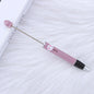 Creative Diy Printable Logo Happy Expression Plastic Beadable Ballpoint Pen 16