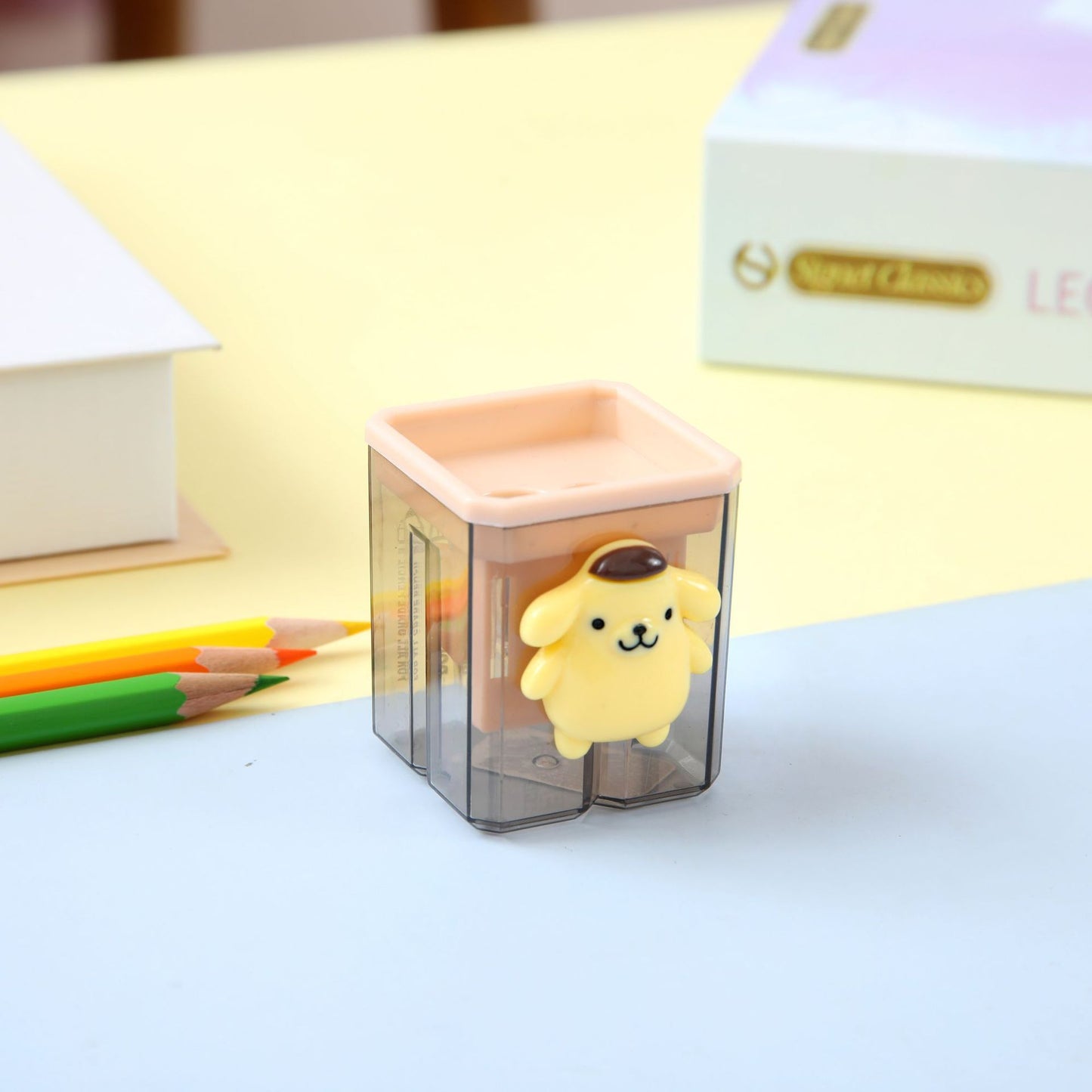Cartoon Double Hole Manual Pencil Sharpener Plastic 4.8x4x4cm 13