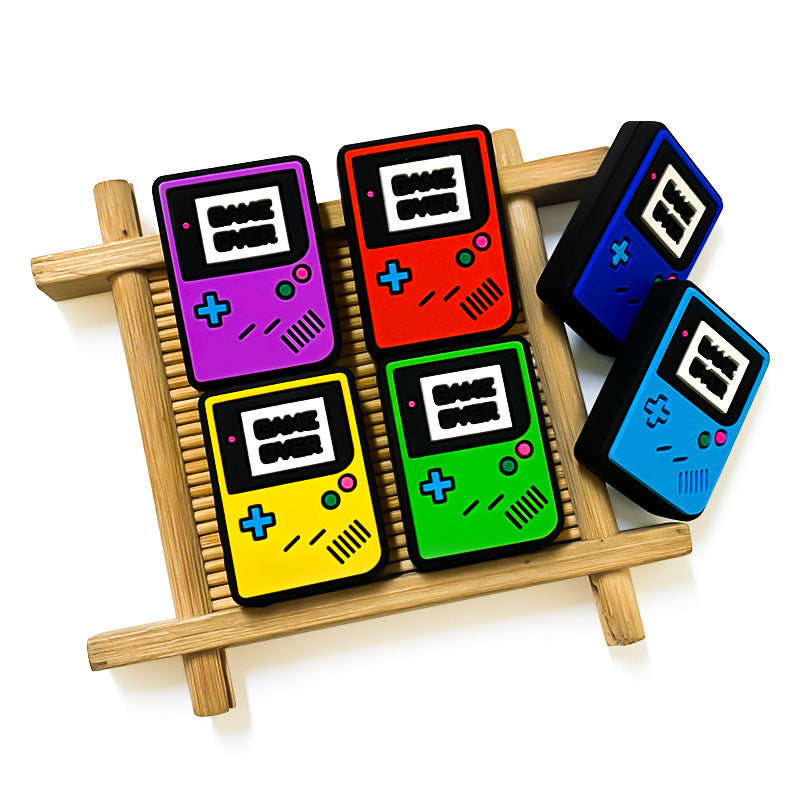 20Pcs Silicone Focal Beads Simulation Controller Nostalgic Handheld Game Console Front Facing 4