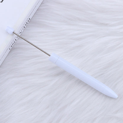 Long Creative Plastic Beadable Ballpoint Pens DIY Craft Supplies 6