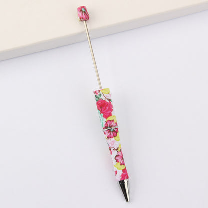 Printed Pattern Beadable Ballpoint Pens DIY Craft Supplies 41