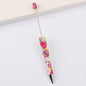 Printed Pattern Beadable Ballpoint Pens DIY Craft Supplies 41