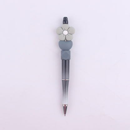 Daisy Flower Silicone Beaded Pens Ballpoint Novelty Handmade Gift 24