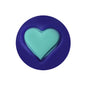 50pcs 15mm Heart Star Silicone Beads Solid Color 14