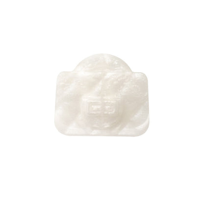 10pcs Silicone Focal Beads Bag Design Quilted Texture 6