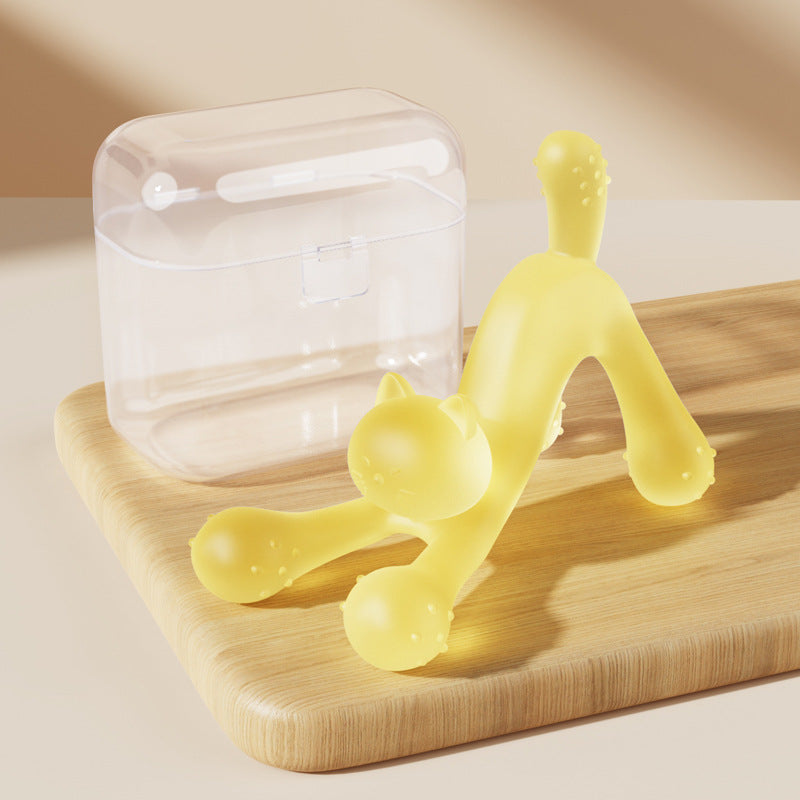 Silicone Kitten Shaped Teething Toy for Baby 14