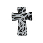 20pcs Silicone Focal Beads Printed Cross With Varied Color Patterns 6